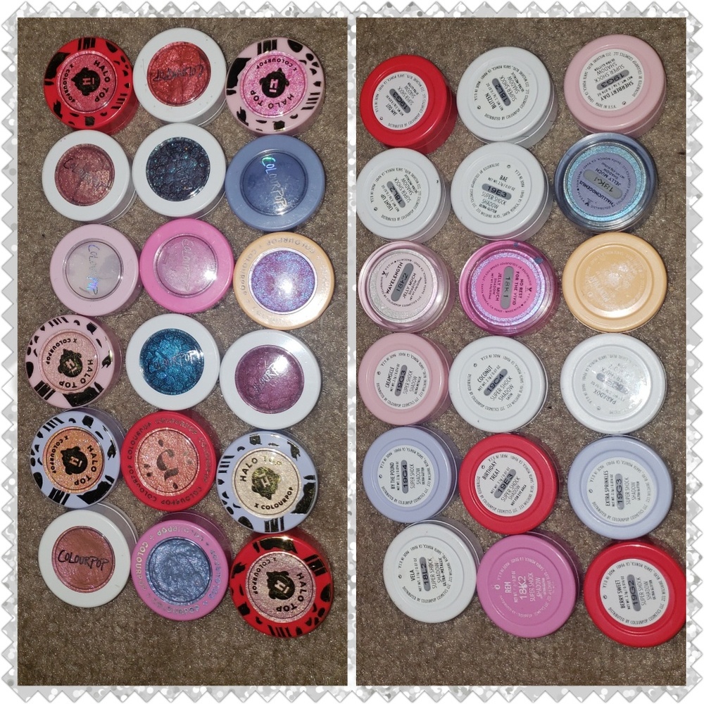 Colourpop eye shadows